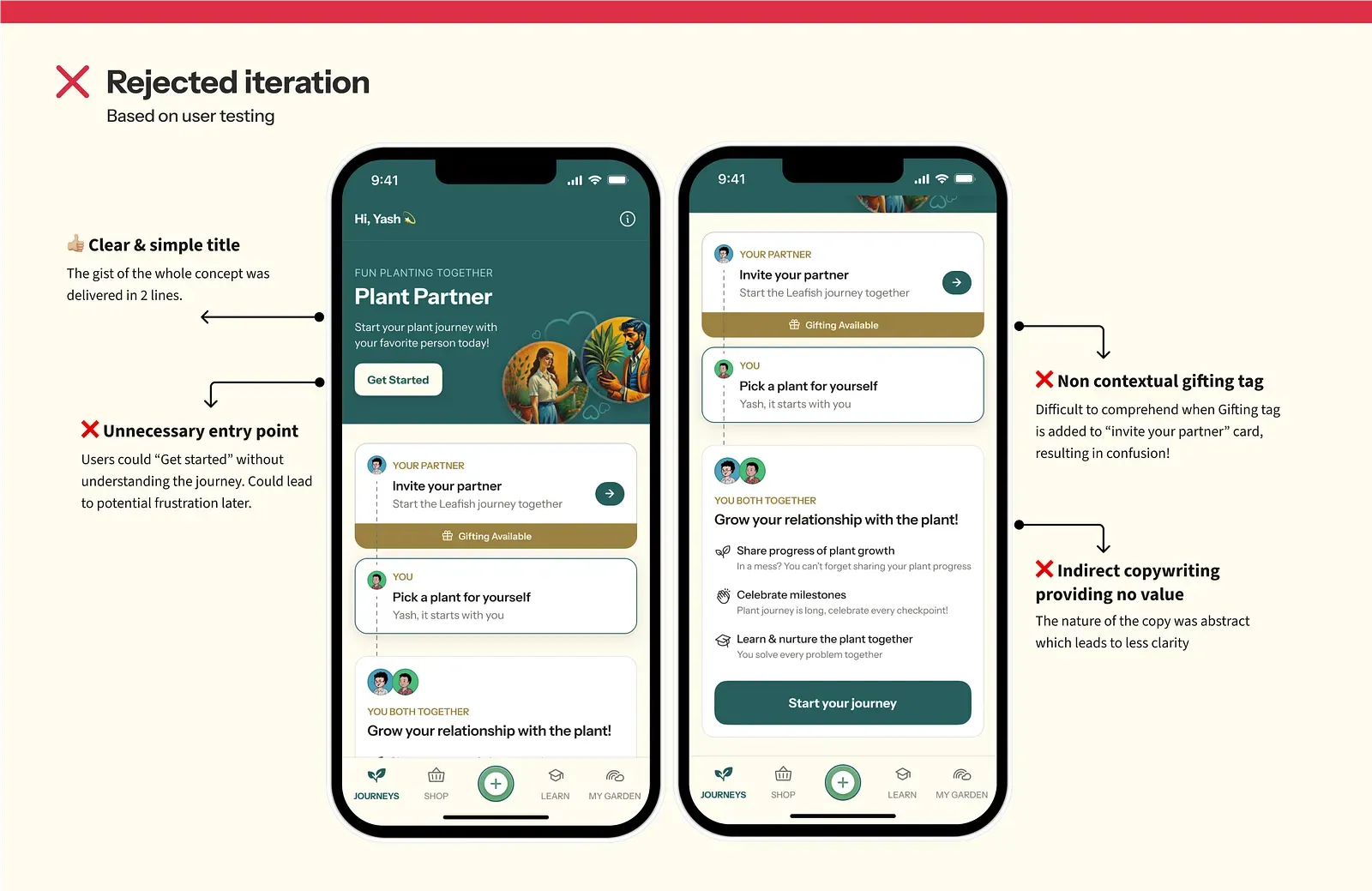 Design work from the section: Requirements for the home page